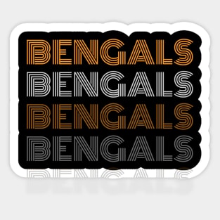 Bengals Bengals Bengals Sticker